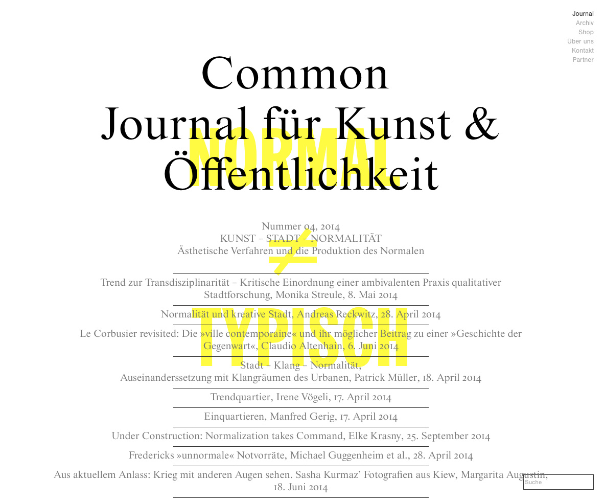 Common_Journal-für-kunst-&-öffentlichkeit_no.04_kunst-stadt-normalität
